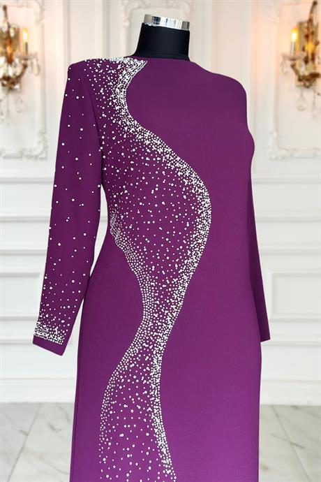 Didar Tesettür Abiye Mürdüm