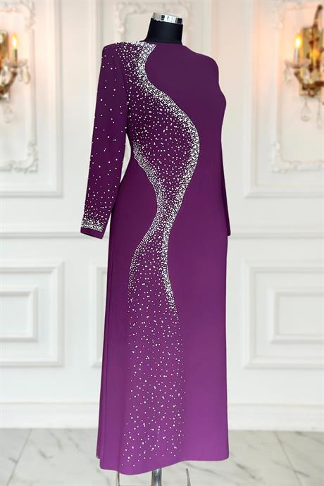 Didar Tesettür Abiye Mürdüm