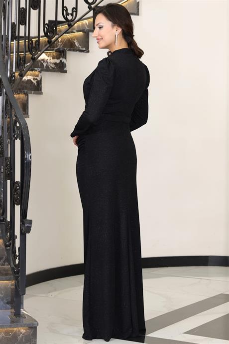 Dilara Tesettür Abiye Siyah