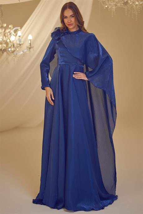 Duru Tesettür Abiye Lacivert