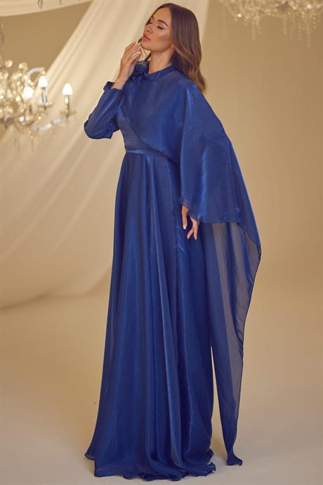 Duru Tesettür Abiye Lacivert