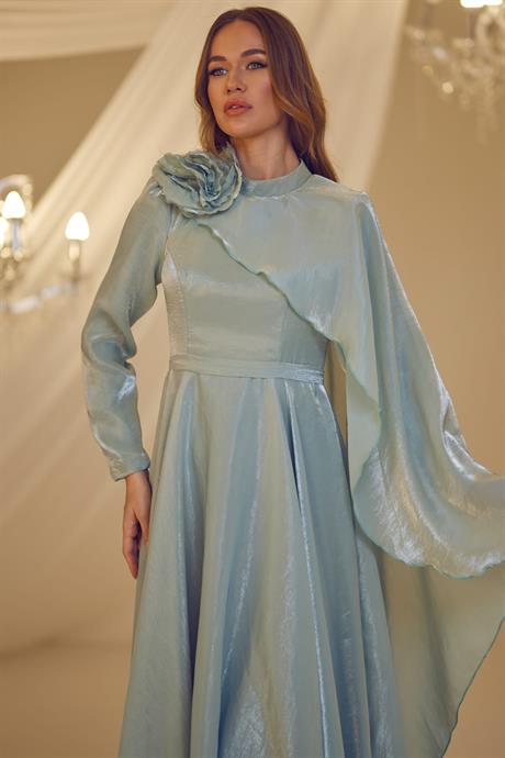 Duru Tesettür Abiye Mint