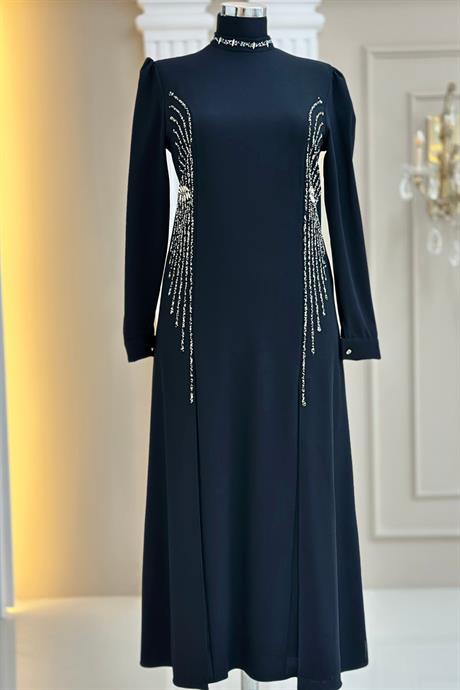 Duru Tesettür Abiye Siyah