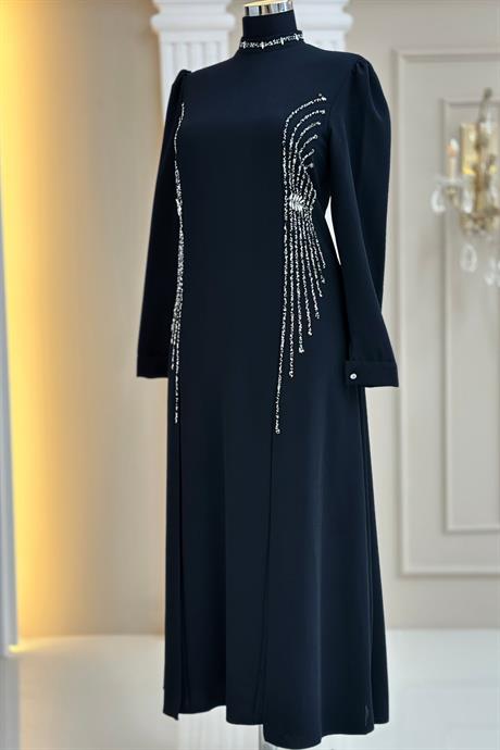 Duru Tesettür Abiye Siyah