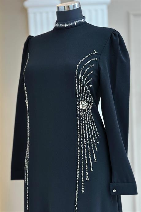 Duru Tesettür Abiye Siyah