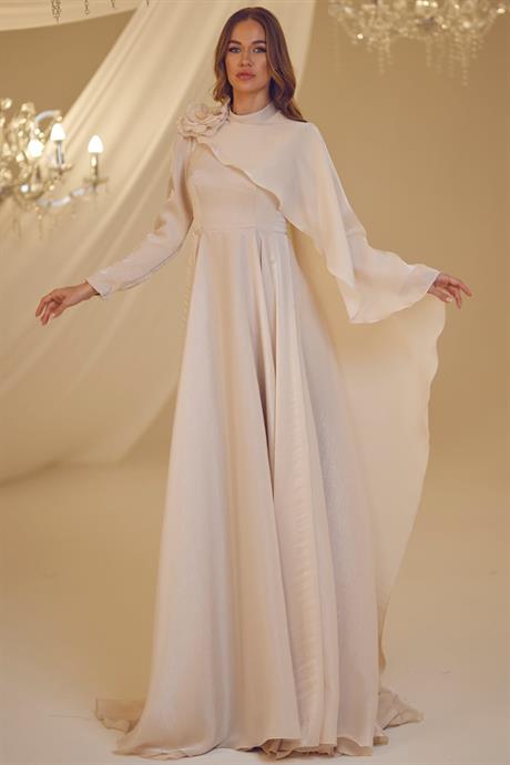 Duru Tesettür Abiye Vizon