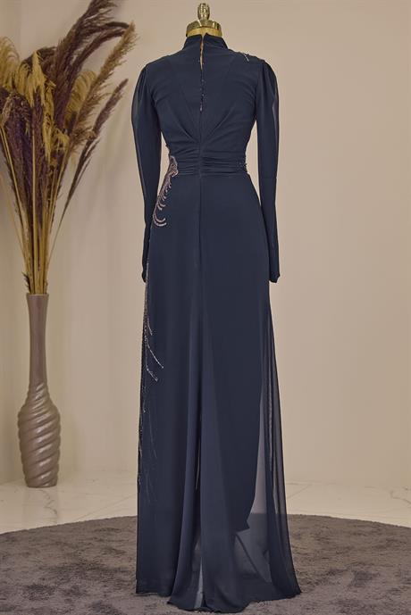 Ebru Tesettür Tulum Lacivert