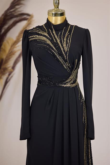 Ebru Tesettür Tulum Siyah