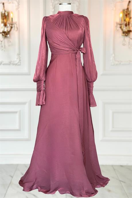 Efruz Tesettür Abiye Gülkurusu