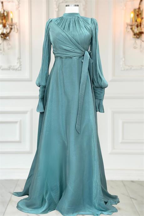 Efruz Tesettür Abiye Petrol