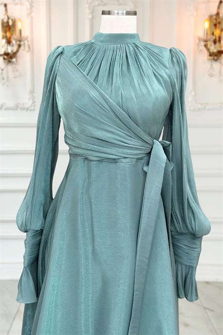 Efruz Tesettür Abiye Petrol