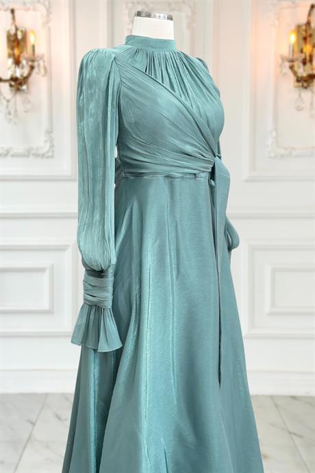 Efruz Tesettür Abiye Petrol