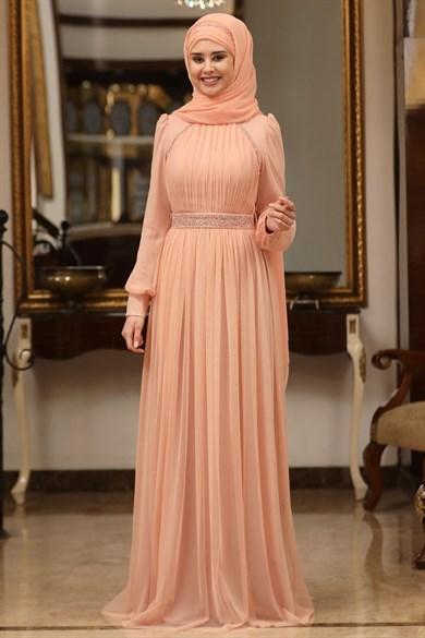 Efsane Tesettür Abiye Pudra