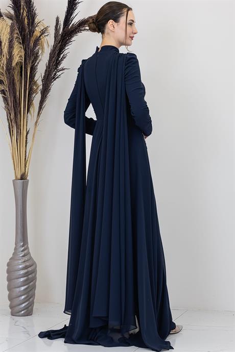 Elif Tesettür Tulum Lacivert