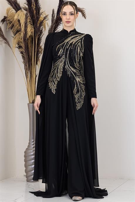 Elif Tesettür Tulum Siyah