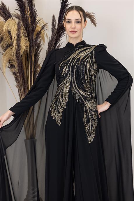 Elif Tesettür Tulum Siyah