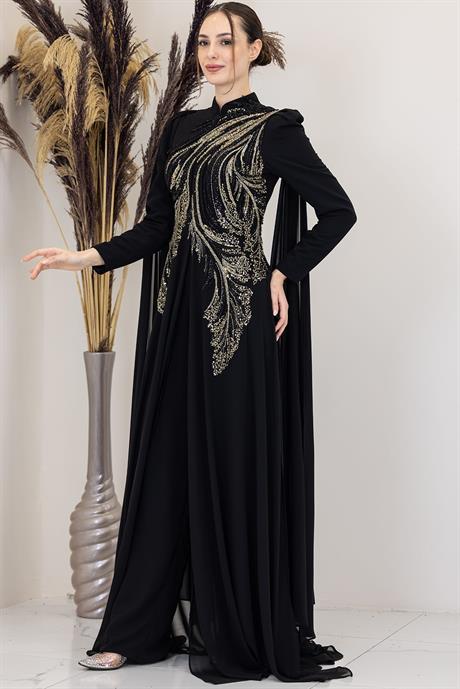 Elif Tesettür Tulum Siyah