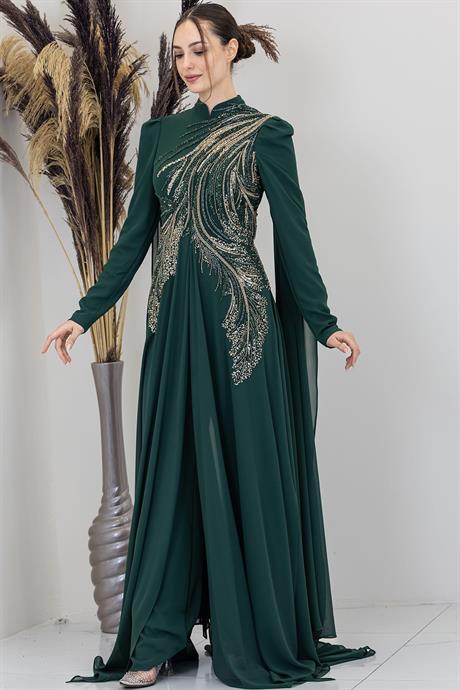 Elif Tesettür Tulum Zümrüt