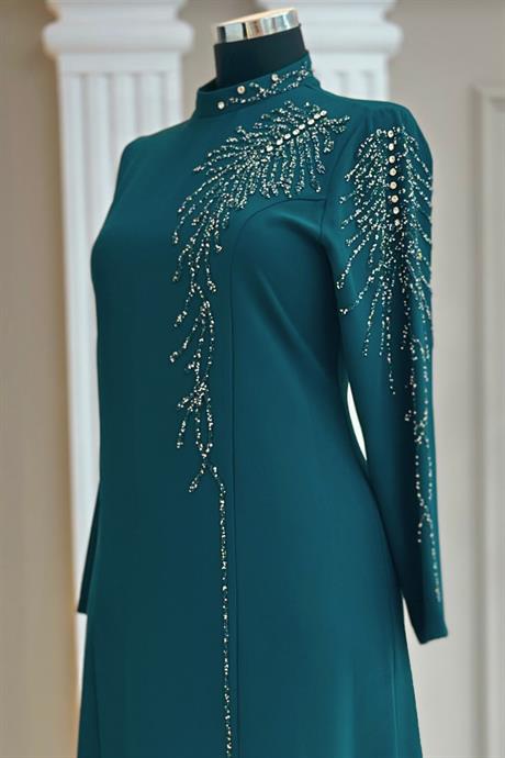 Elisa Tesettür Abiye Petrol