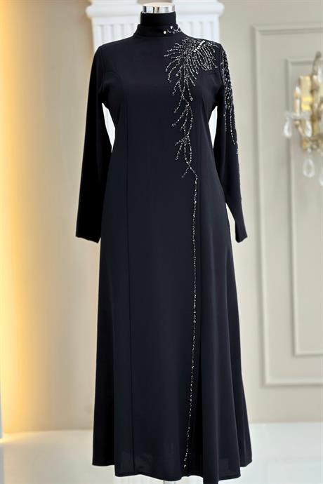 Elisa Tesettür Abiye Siyah