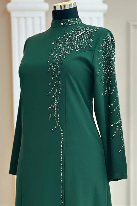 Elisa Tesettür Abiye Zümrüt