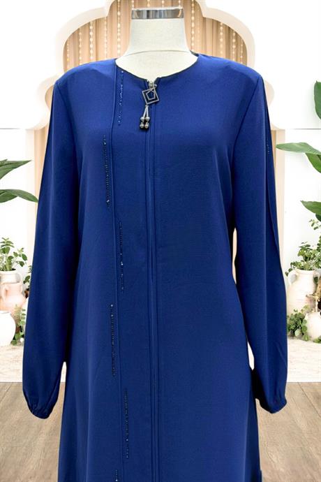 Elvan Tesettür Ferace İndigo