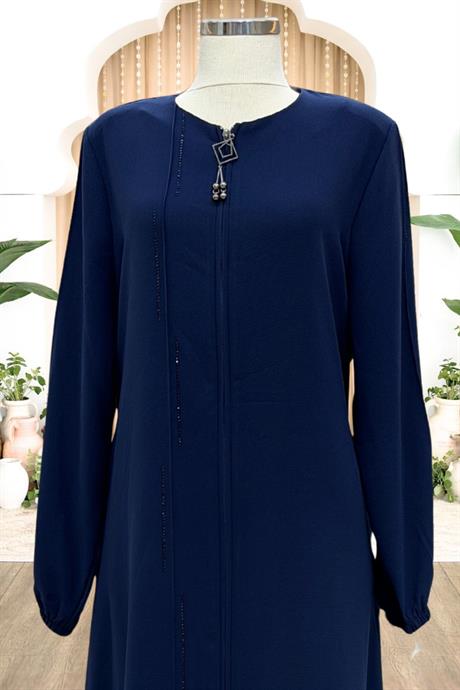Elvan Tesettür Ferace Lacivert