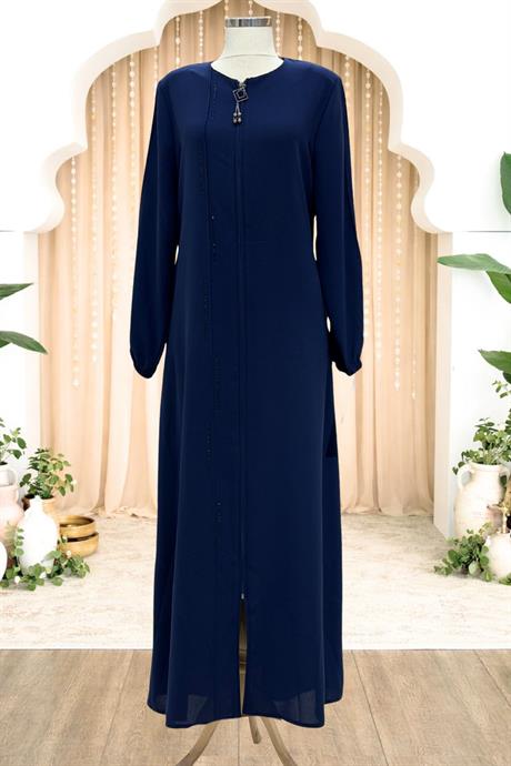 Elvan Tesettür Ferace Lacivert