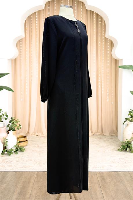 Elvan Tesettür Ferace Siyah