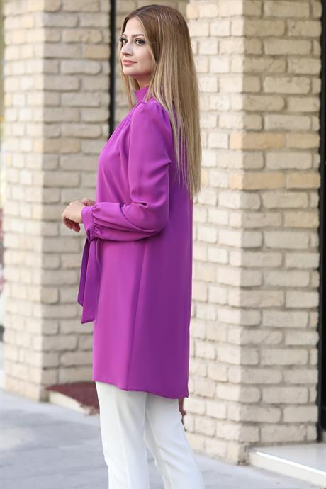 Esila Tesettür Tunik Mor