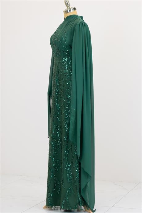 Ezgi Tesettür Abiye Zümrüt