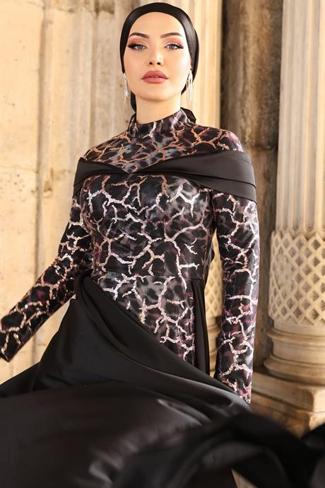 Frezya Tesettür Abiye Pudra