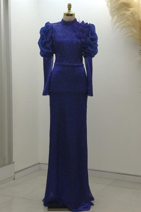 Gina Tesettür Abiye Saks