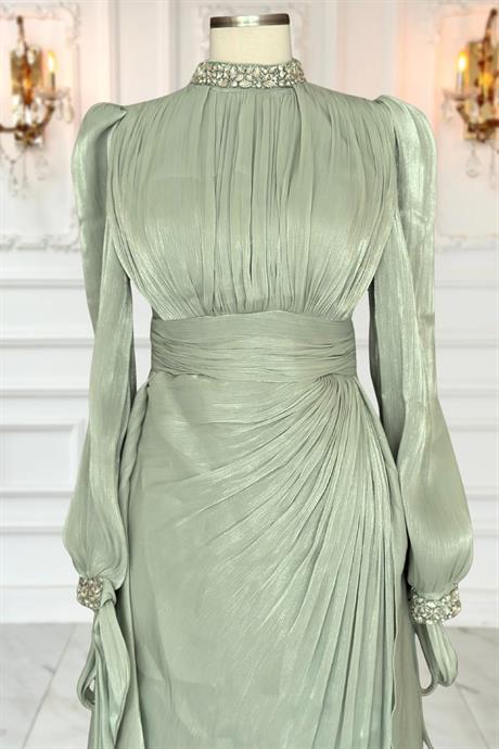 Gözde Tesettür Abiye Mint