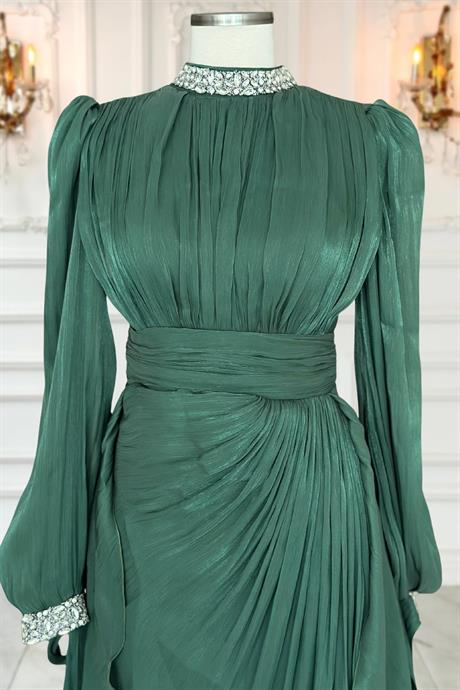 Gözde Tesettür Abiye Zümrüt