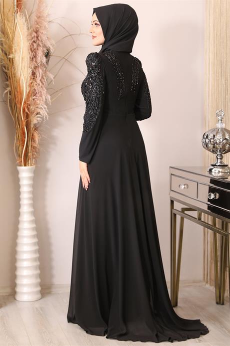 Güneş Tesettür Tulum Siyah
