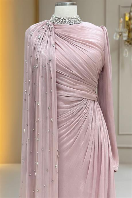 Helen Tesettür Abiye Pudra