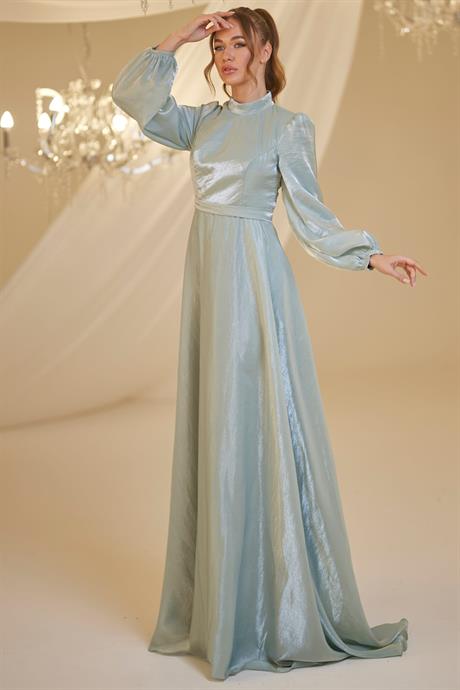 Helin Tesettür Abiye Mint