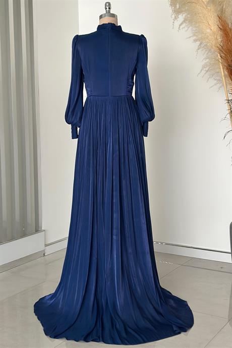 Hellas Tesettür Abiye Lacivert