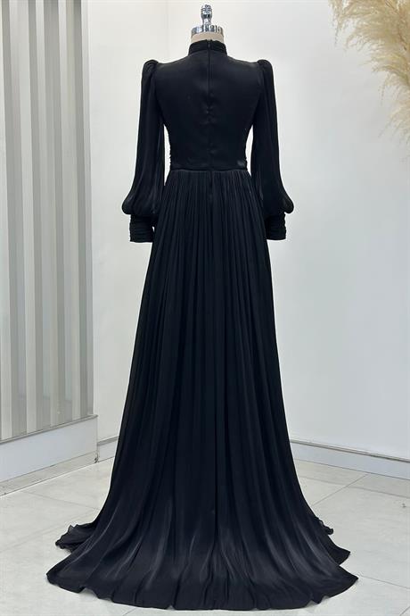 Hellas Tesettür Abiye Siyah