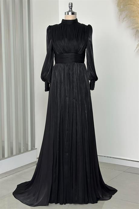 Hellas Tesettür Abiye Siyah