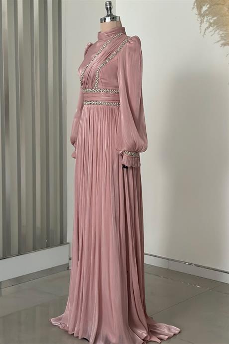 Hermonie Tesettür Abiye Pudra