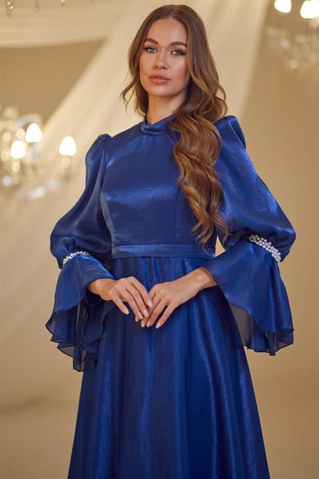 İnci Tesettür Abiye Lacivert