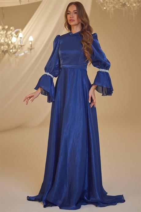 İnci Tesettür Abiye Lacivert