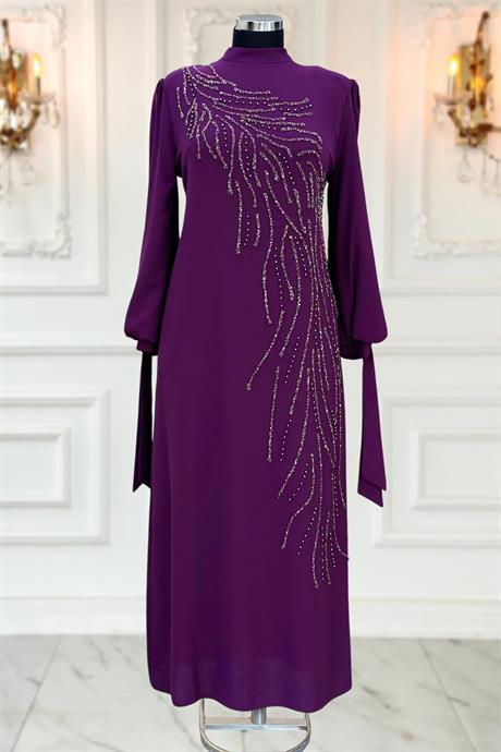 İrem Tesettür Abiye Mürdüm