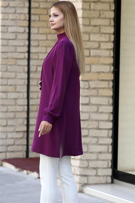 Işıl Tesettür Tunik Mürdüm