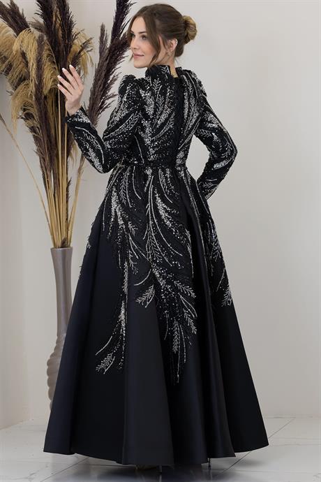 Larin Tesettür Abiye Siyah