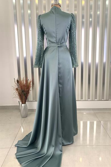 Lavin Tesettür Abiye Mint