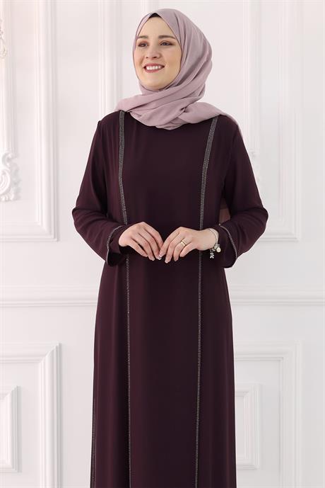 Lavin Tesettür Abiye Mürdüm