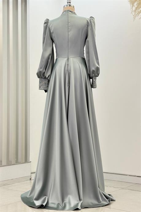 Lily Tesettür Abiye Mint